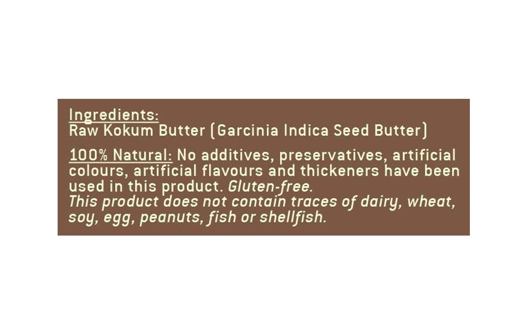 Keynote Kokum Butter - Garcinia Indica Seed Butter   Box  1 kilogram